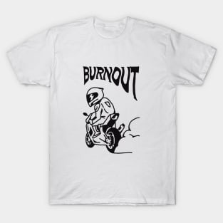 Burnout Biker T-Shirt